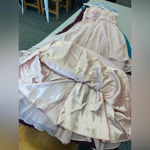 Eliza J, blush pink prom dress, size 8 - Picture 7 of 7